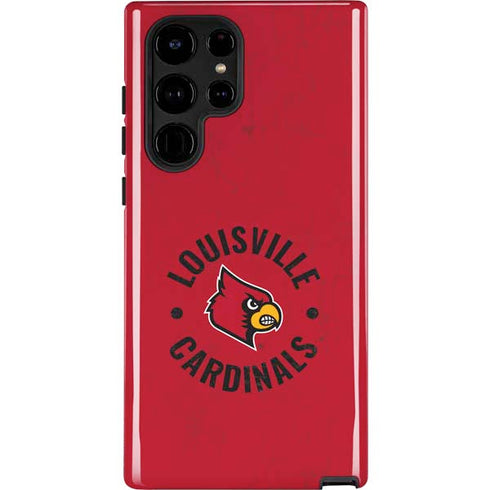 University of Louisville Cardinals Faded Galaxy Cases